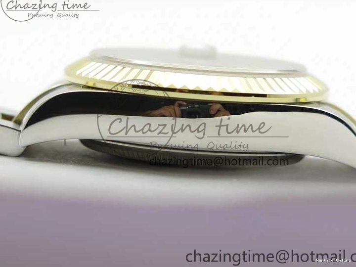 0112 SoftTouch Datejust 31mm 278273 SS YG BP Maker Best Edition Gray Diamonds Dial on SS YG Oyster Bracelet 2715